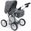 BAYER CHIC 2000 Kombi-Puppenwagen LENI, Jeans Grey -Kinderspielzeug bayer chic 2000 kombi puppenwagen leni jeans grey a242753
