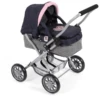 BAYER CHIC 2000 Mini-Kuschelwagen SMARTY Melange Grau-navy -Kinderspielzeug bayer chic 2000 mini kuschelwagen smarty melange grau navy a355155