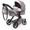 Bayer Design Kombi-Puppenwagen Xeo Grau/Rosa -Kinderspielzeug bayer design kombi puppenwagen xeo grau rosa a372066