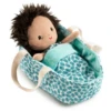 Lilliputiens Babypuppe Mit Tragekorb Ari -Kinderspielzeug lilliputiens babypuppe mit tragekorb ari a278252