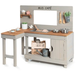 MUDDY BUDDY® Matschküche "Mud Café", Warmgrau