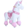 PonyCycle® Pink Unicorn Mit Bremse - Groß -Kinderspielzeug ponycycle pink unicorn mit bremse gross a313697