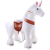 PonyCycle® Weißes Einhorn Mit Bremse - Groß 2 PonyCycle® Weißes Einhorn Mit Bremse - Groß -Kinderspielzeug ponycycle weisses einhorn mit bremse gross a313696