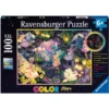 Ravensburger Color Star Line Puzzle - Leuchtende Waldfeen -Kinderspielzeug ravensburger color star line puzzle leuchtende waldfeen a349913